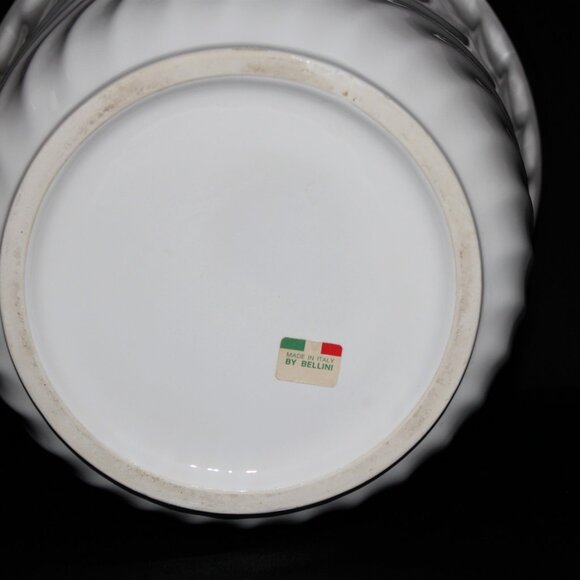 Vintage White Bellini Planter | Made In Italy - Picture 3 of 5